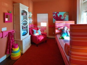 brigh colour ideas for kids bedroom