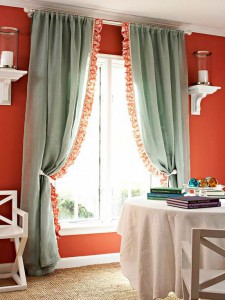 double panel drapes