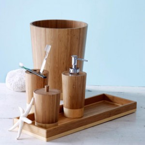 bamboo bathroom accessories