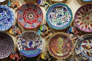 Islamic crockery decoration