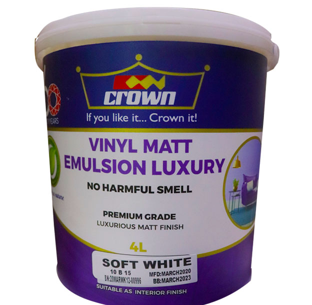 Crown Luxury Matt Emulsion - Crown Paints Kenya PLC